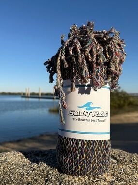 Ahi Rag Black — Salt Rag™ Sand-Resistant Turkish Beach Towel